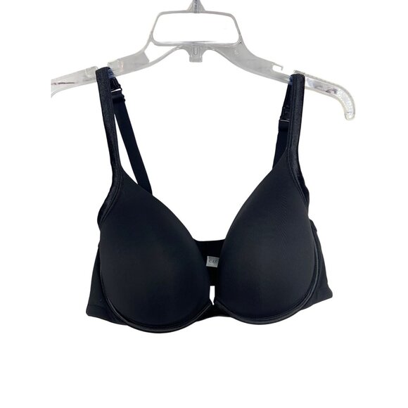 Cacique Black Padded Adjustable Hook eye Closure Bra Size 46C - Picture 1 of 6